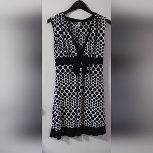 Lipstick Boutique Black and White Polka Dot Dress